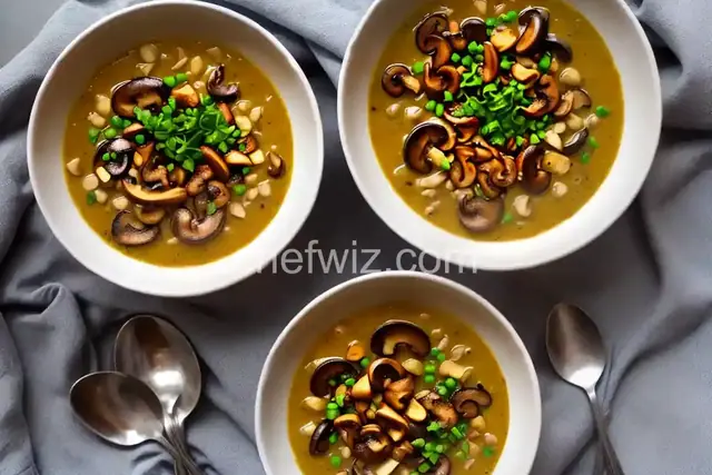 Roasted Mushroom and Sunchoke Bisque