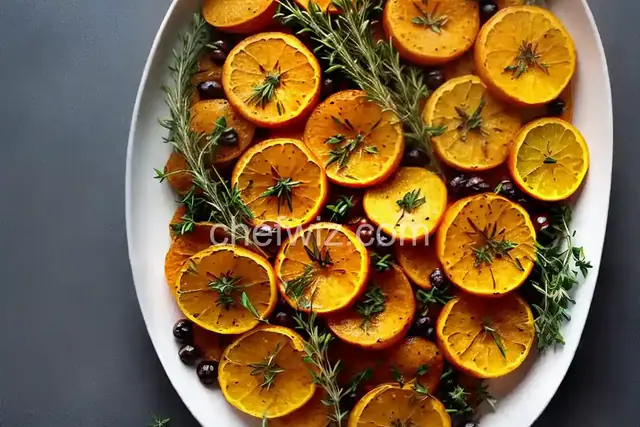 Roasted Oranges with Thyme