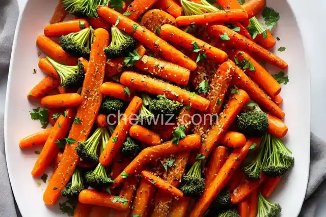 Roasted Parmesan-Garlic Carrots