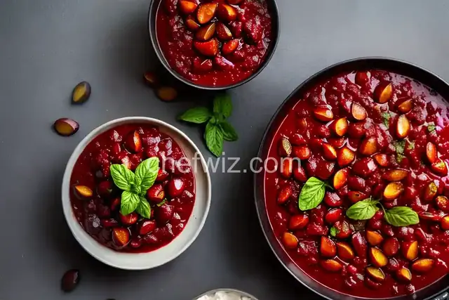 Roasted Plum Chutney