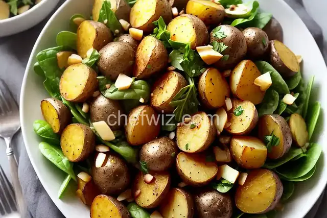 Roasted Potato and Garlic Salad