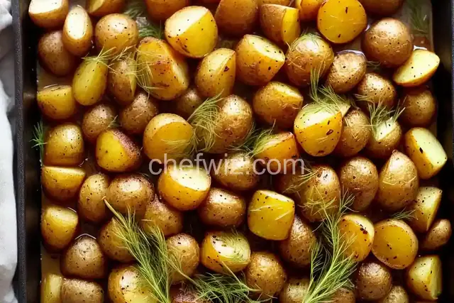 Roasted Potatoes and Fennel