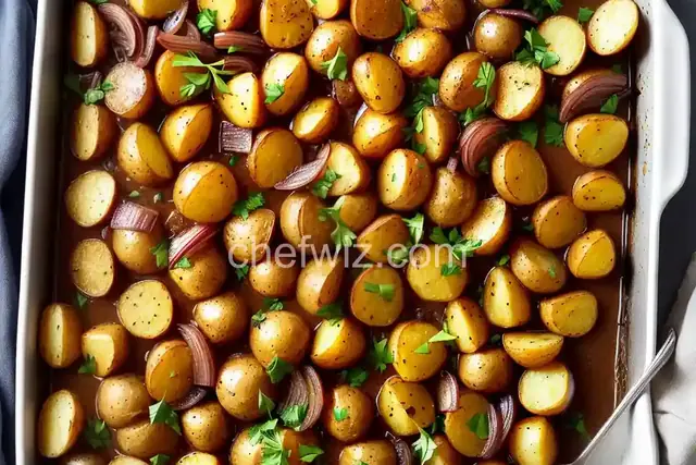 Roasted Potatoes and Onions - Easy and Delicious