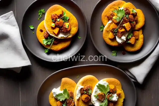 Roasted Pumpkin and Goat Cheese Crostini