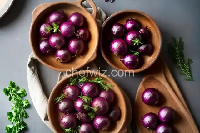 Roasted Red Onions