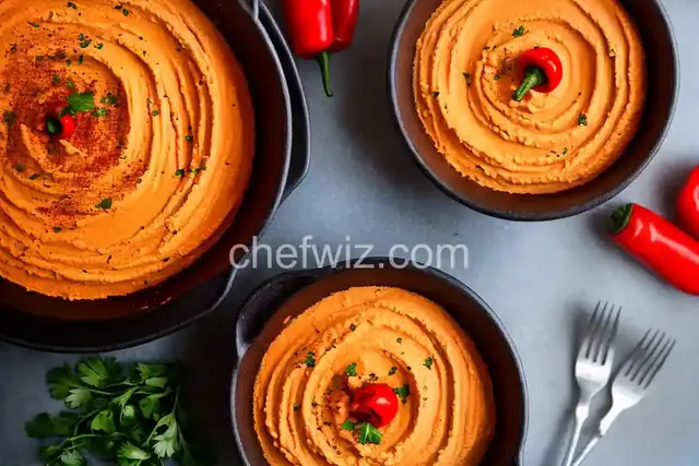 Roasted Red Pepper Hummus
