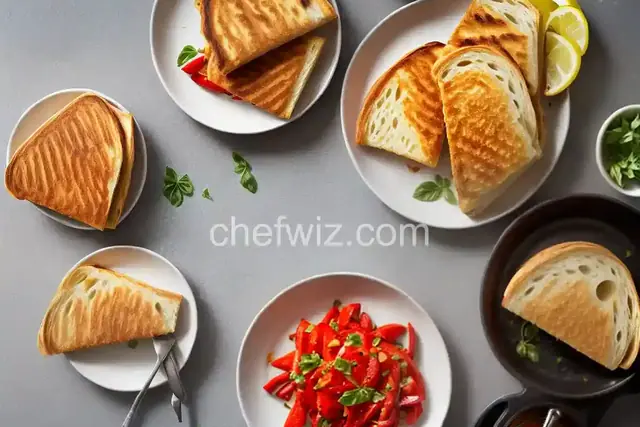 Roasted Red Pepper Panini
