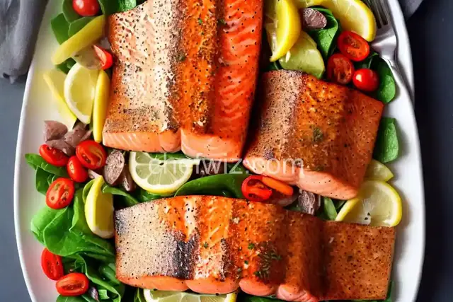 Roasted Salmon Nicoise Platter