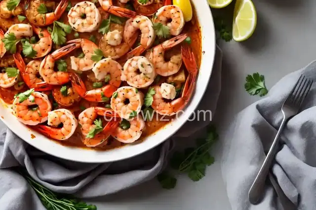 Roasted Shrimp with Feta