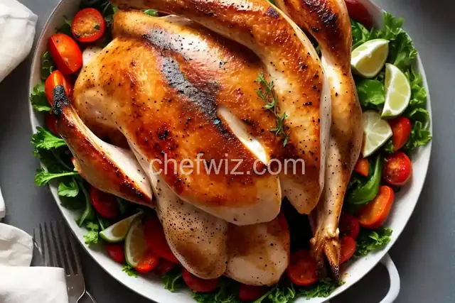 Roasted Spatchcock Chicken