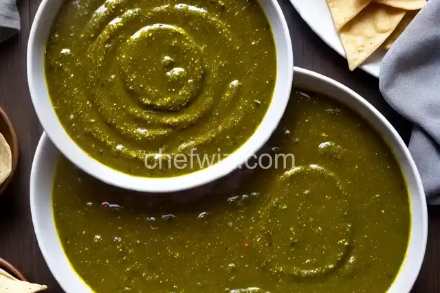 Roasted Spicy Salsa Verde