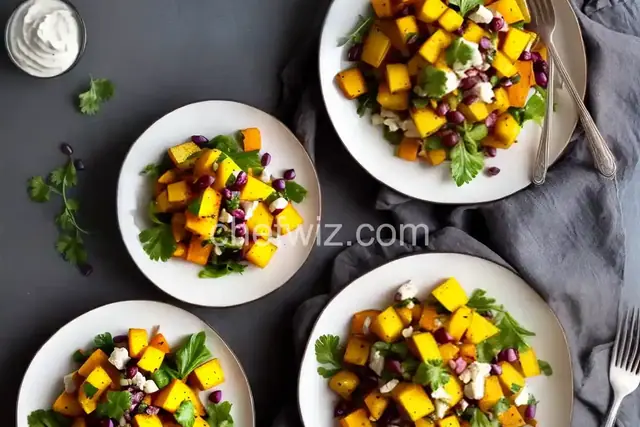 Roasted Sweet Potato Mango Salad