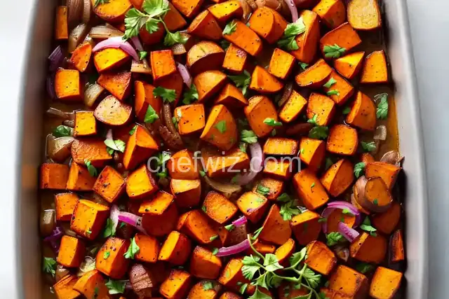 Roasted Sweet Potatoes & Onions