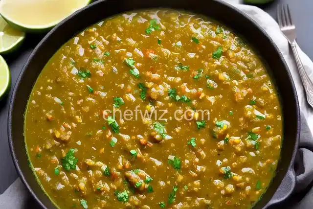 Roasted Tomatillo and Garlic Salsa
