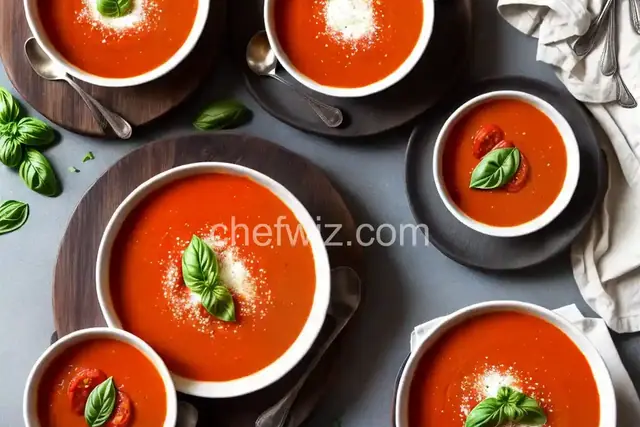 Roasted Tomato Basil Soup
