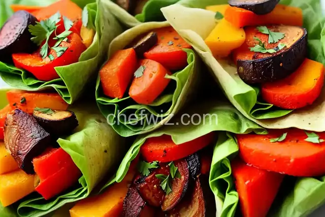 Roasted Vegetable Wraps