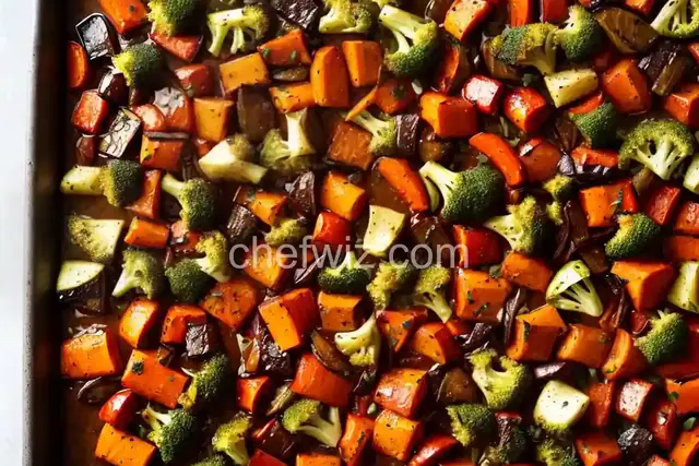 Roasted Vegetables with Balsamic Glaze