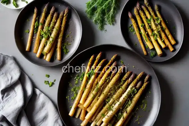 Roasted White Asparagus with Herbes de Provence