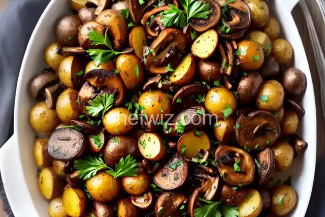 Roasted Wild Mushrooms and Potatoes