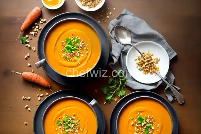 Rockin' Carrot, Sweet Potato, and Ginger Soup