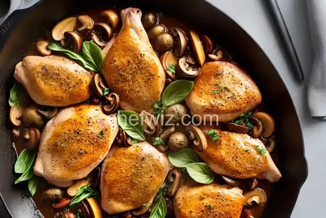 Romantic Chicken with Artichokes and Mushrooms