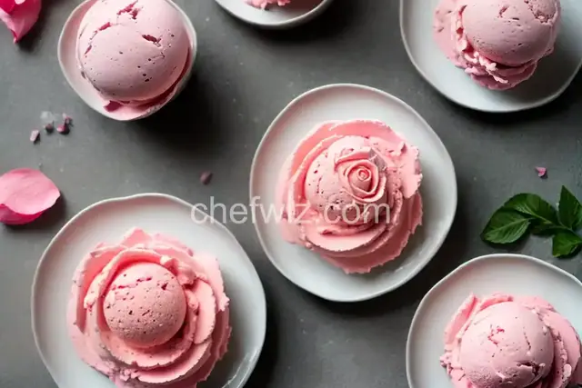 Rose Petal Ice Cream Recipe | Cook the Book