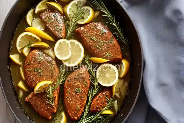 Rosemary, Garlic and Lemon Marinade