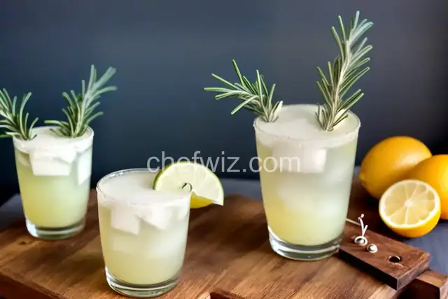 Rosemary Gin Fizz