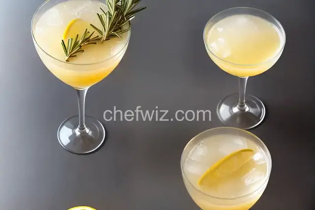 Rosemary-Ginger Cocktail
