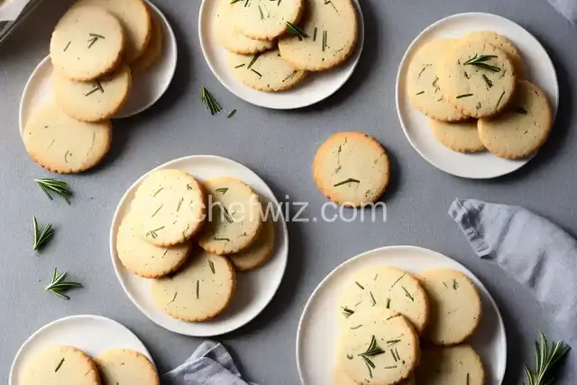 Rosemary-Lemon Shortbread Cookies