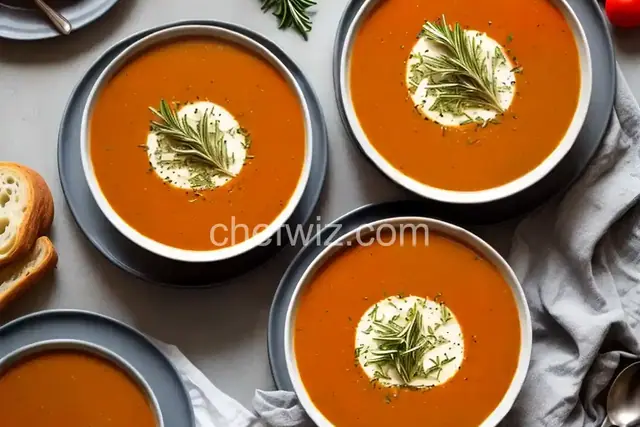 Rosemary Tomato Leek Soup