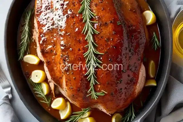 Rosemary and Garlic Smoked Pork Roast