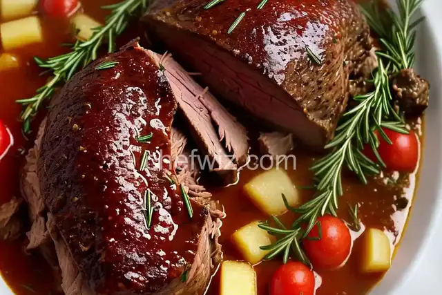 Rosemary and Thyme Braised Lamb Shoulder