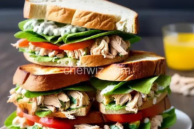 Rotisserie Chicken Salad Sandwiches