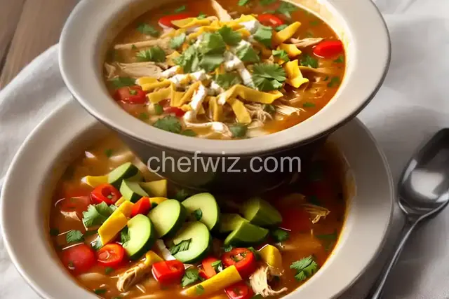 Rotisserie Chicken Tortilla Soup