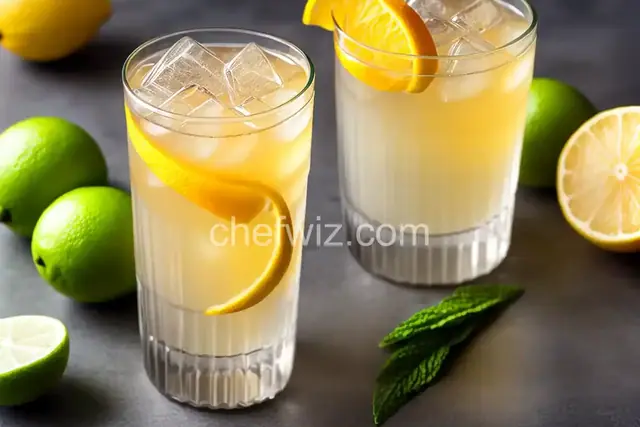 Rum Rickey Cocktail