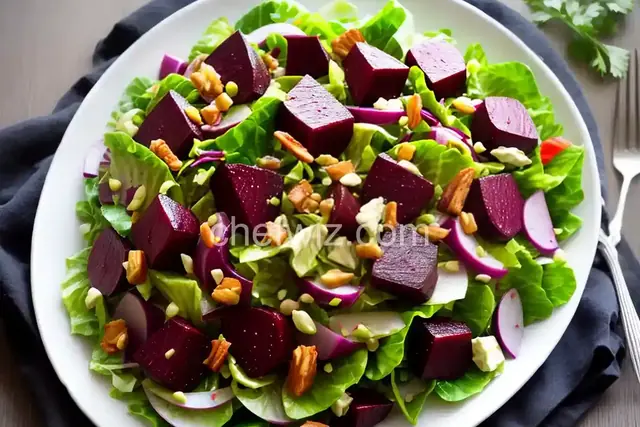 Russian Cabbage and Beet Salad