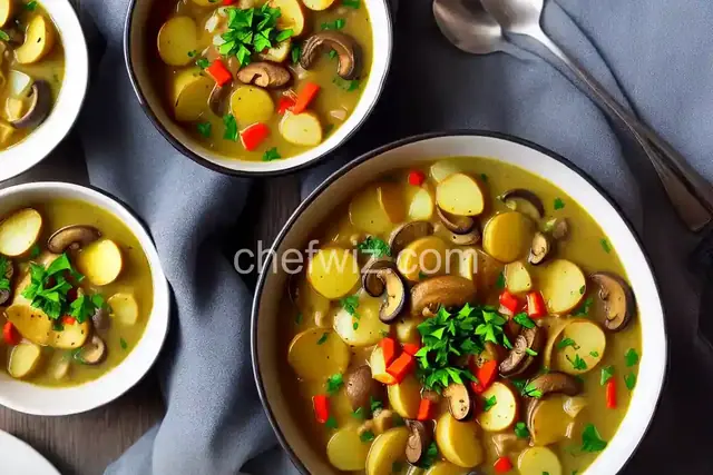 Russian Mushroom and Potato Soup