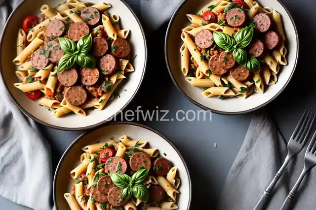 Rustic Sausage Pasta