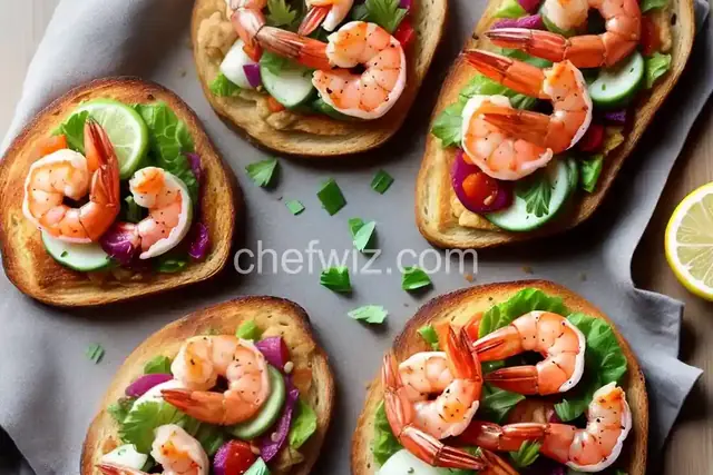 Rustic Shrimp Toasts
