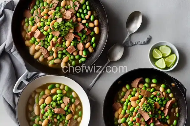 Ruth’s Lima Beans With Smoked Turkey Tail