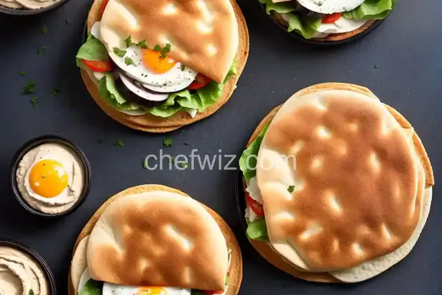 Sabich Sandwiches (Pitas With Eggplant, Eggs, Hummus, and Tahini) Recipe