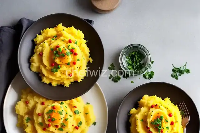 Saffron Mash Potatoes