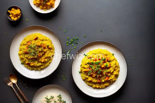 Saffron Risotto with Butternut Squash