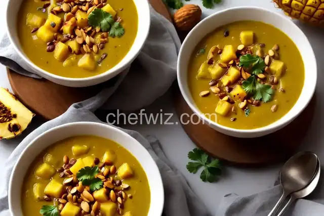 Saharan West African Peanut and Pineapple Soup
