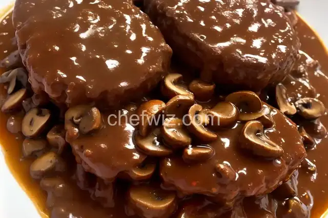 Salisbury Steak With Mushroom Brown Gravy Recipe