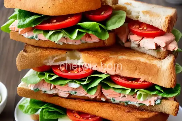 Salmon BLT Sandwich