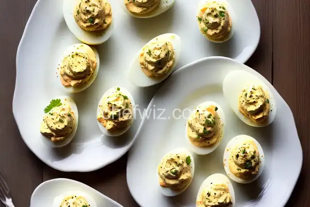Salmon Deviled Eggs with Homemade Mayonnaise