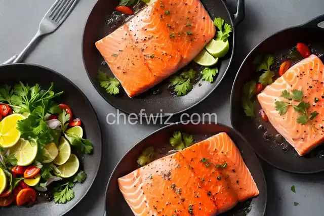 Salmon Foil Packs