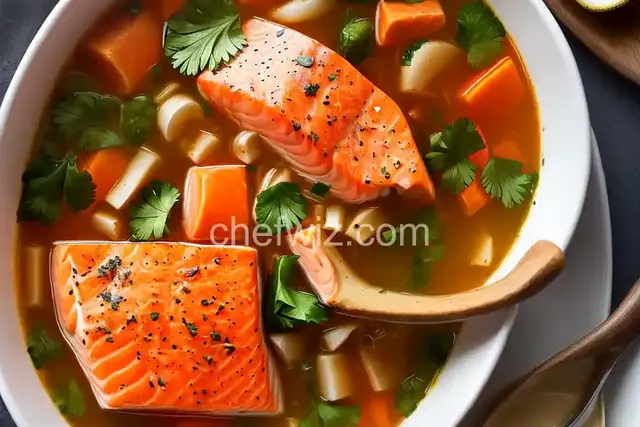 Salmon Head Soup Recipe